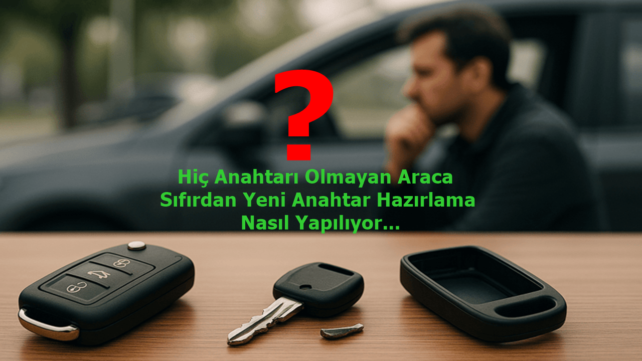 Kayıp Oto Anahtar Nasıl Yapılıyor?