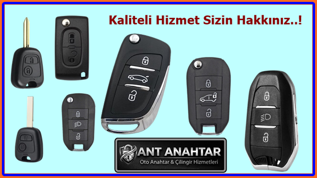 antalya citroen yedek anahtar yapımı oto anahtarcı çilingir
